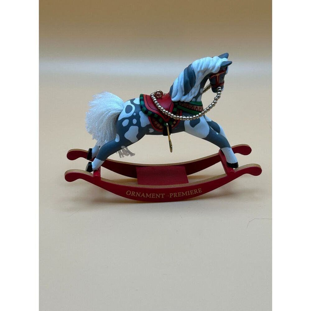 VINTAGE 2005 Hallmark Keepsake Christmas Ornament Rocking Horse